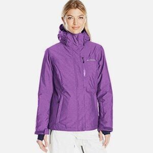 Columbia Alpine Action OH Omni-Heat Ski Snowboarding Jacket Purple Size S